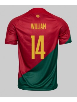 Billige Portugal William Carvalho #14 Hjemmedrakt VM 2022 Kortermet